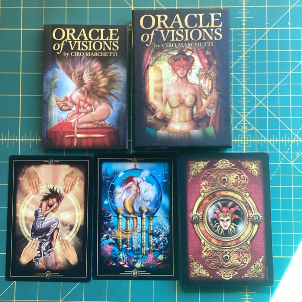Oracle of Visions Oracle Deck & Guidebook Spirituality Retro Boho Hippie Gifts